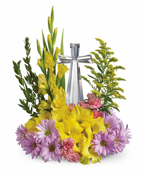 Crystal Cross Bouquet